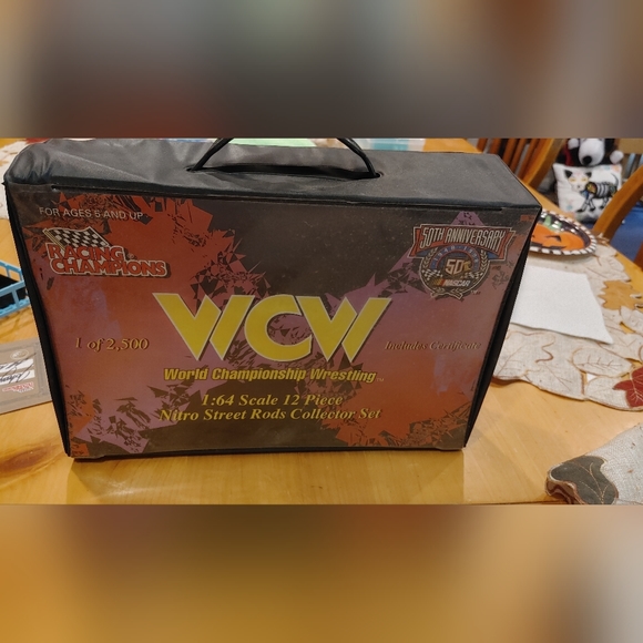 WCW Nitro Street Rods Box Set 1998 (12 piece, 1:64 scale).  RARE - Picture 1 of 7